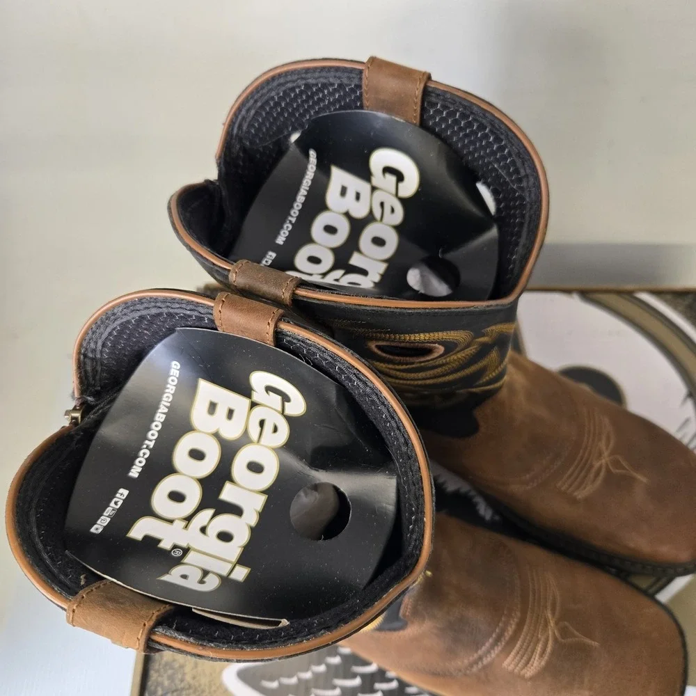 Georgia Boot Carbo-Tec LT Waterproof Pull-On Work Boot 12‎ W GB00266 Boots